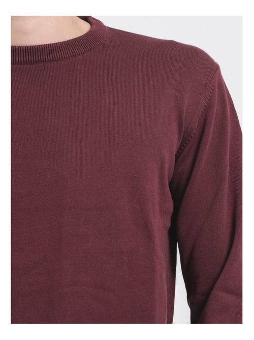 Maglione girocollo puro cotone LADARKO - Kiabi