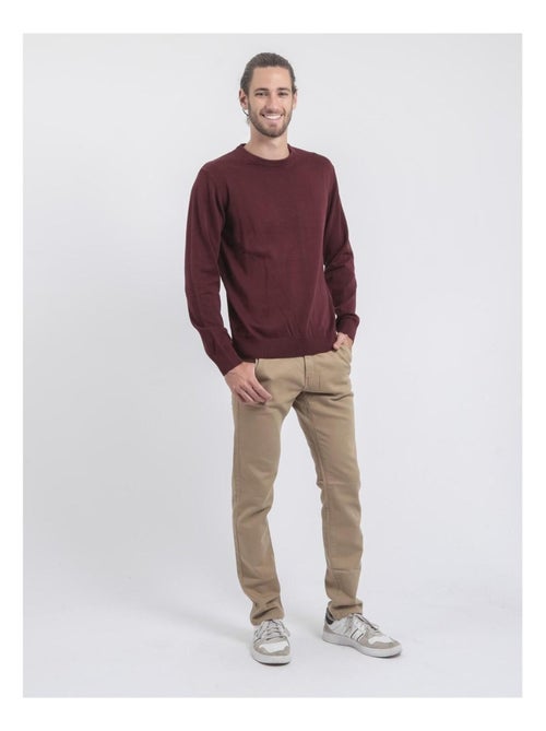 Maglione girocollo puro cotone LADARKO - Kiabi