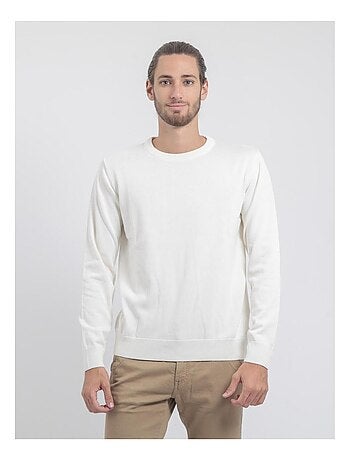 Maglione girocollo puro cotone LADARKO