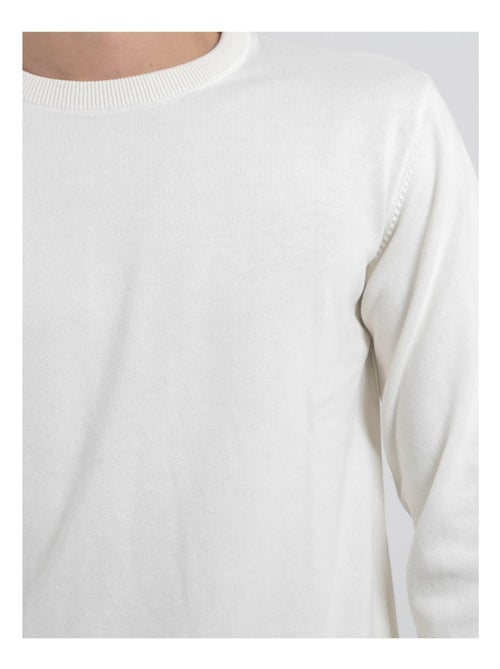 Maglione girocollo puro cotone LADARKO - Kiabi