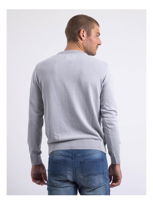 Maglione girocollo puro cotone LADARKO - Kiabi