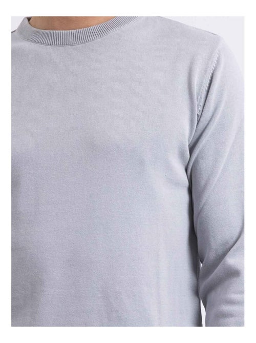 Maglione girocollo puro cotone LADARKO - Kiabi