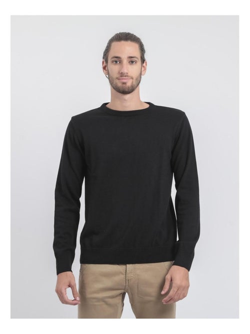 Maglione girocollo puro cotone LADARKO - Kiabi