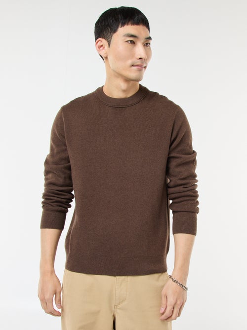 Maglione girocollo tinta unita - Kiabi Maglione girocollo tinta unita - Kiabi