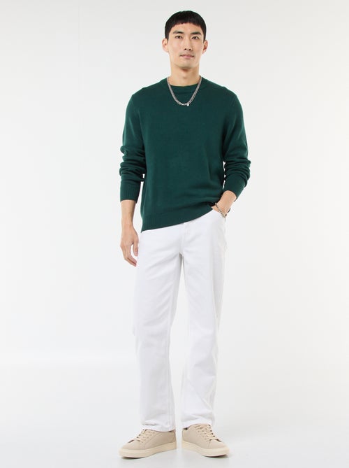 Maglione girocollo tinta unita - Kiabi Maglione girocollo tinta unita - Kiabi