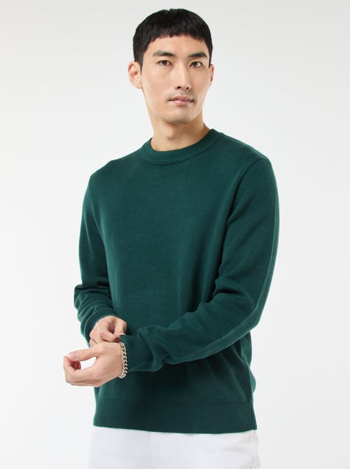 Maglione girocollo tinta unita - Kiabi Maglione girocollo tinta unita - Kiabi