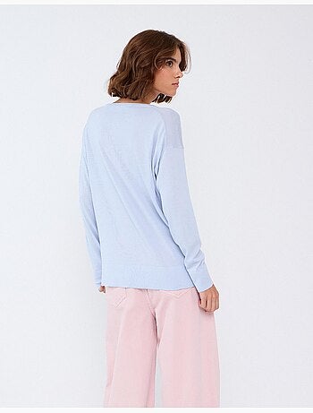 Maglione henley con scollo, mo fashion