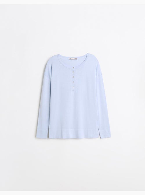 Maglione henley con scollo, mo fashion - Kiabi Maglione henley con scollo, mo fashion - Kiabi