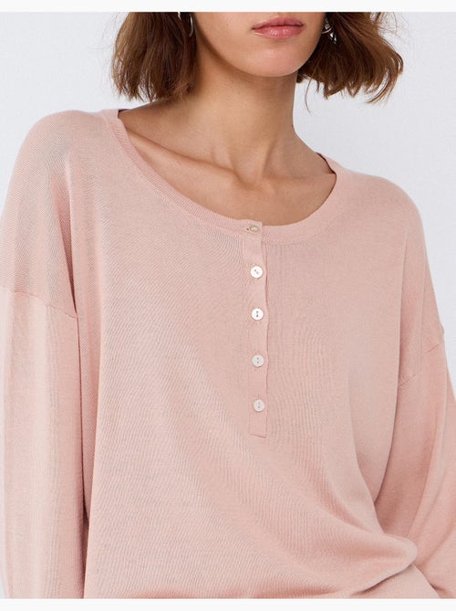 Maglione henley con scollo, mo fashion - Kiabi