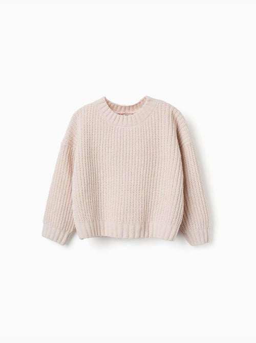 Maglione in chenille con spalle scese - Kiabi