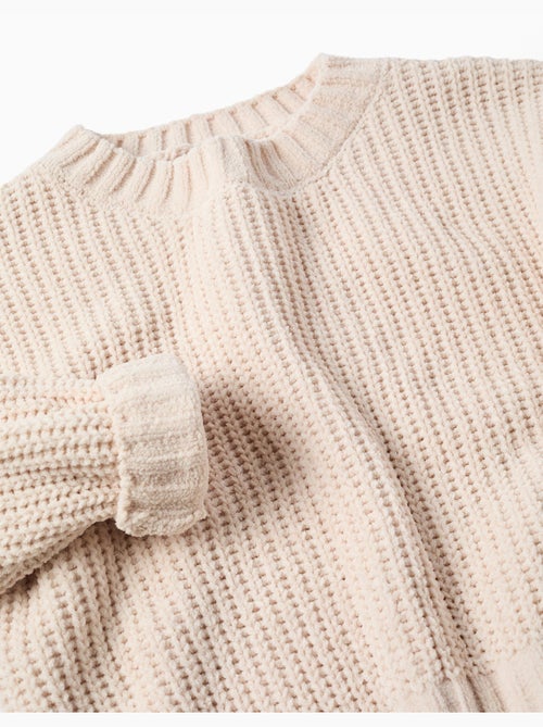 Maglione in chenille con spalle scese - Kiabi