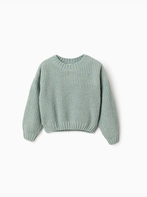 Maglione in chenille con spalle scese - Kiabi