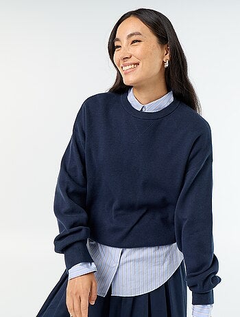Maglione in cotone spesso