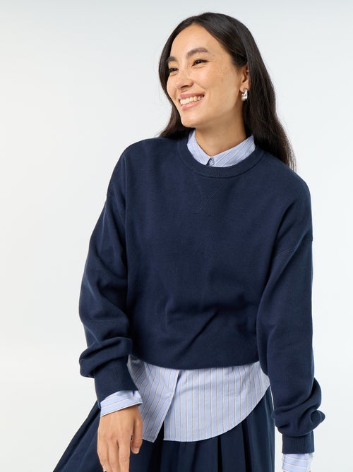 Maglione in cotone spesso - Kiabi Maglione in cotone spesso - Kiabi