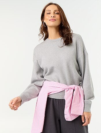 Maglione in cotone spesso