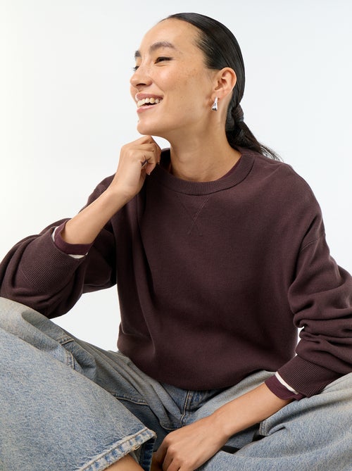 Maglione in cotone spesso - Kiabi Maglione in cotone spesso - Kiabi