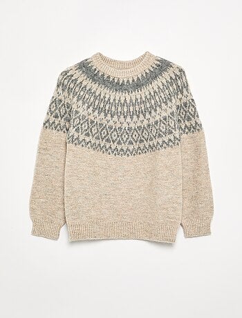 Maglione in jacquard