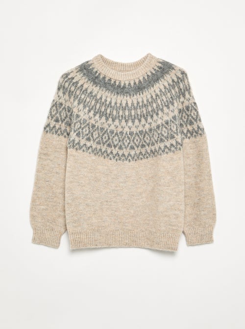Maglione in jacquard - Kiabi