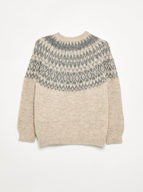 Maglione in jacquard - Kiabi