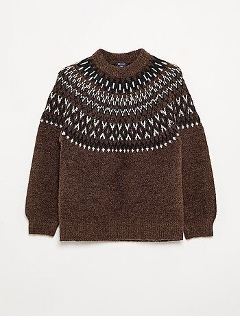 Maglione in jacquard
