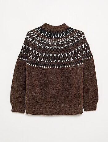 Maglione in jacquard
