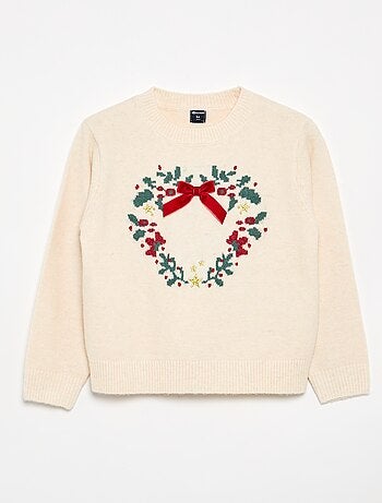 Maglione natalizio in jacquard