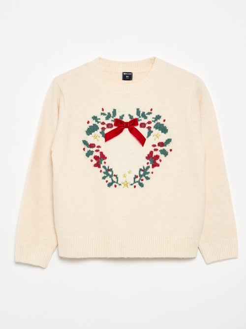 Maglione in jacquard 'Natale' - Kiabi