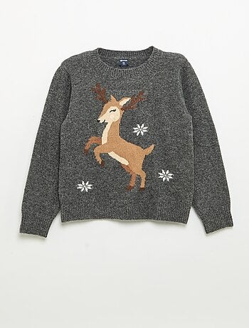 Maglione natalizio in jacquard