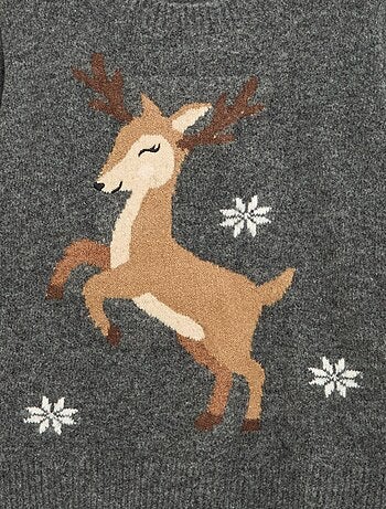 Maglione natalizio in jacquard