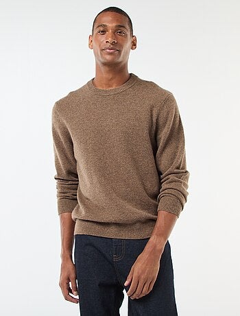 Pullover in lana a girocollo