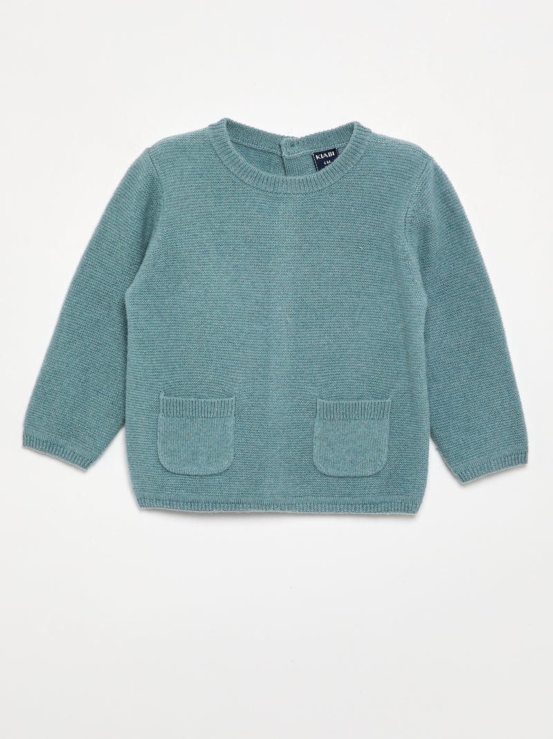 Maglione in lana e cashmere Blu - Kiabi