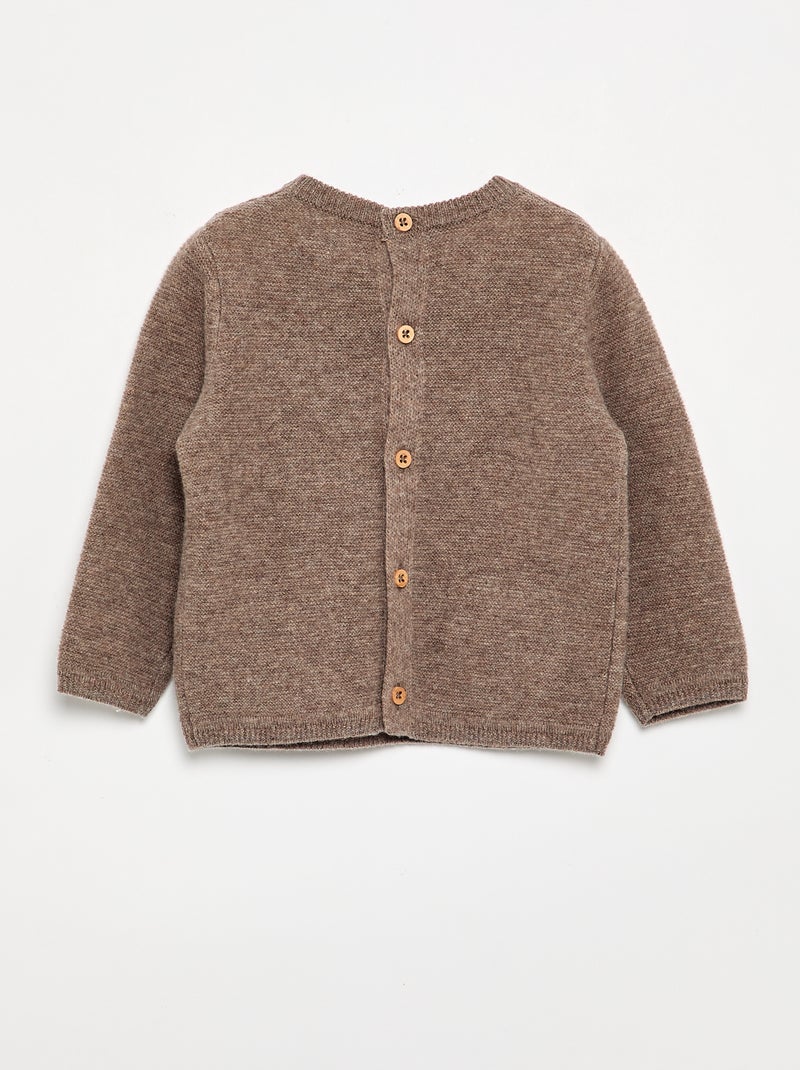 Maglione in lana e cashmere Marrone - Kiabi