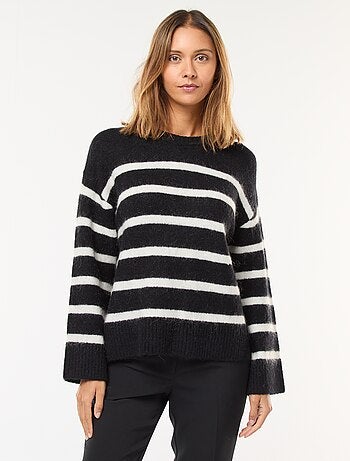 Maglione in lana e mohair