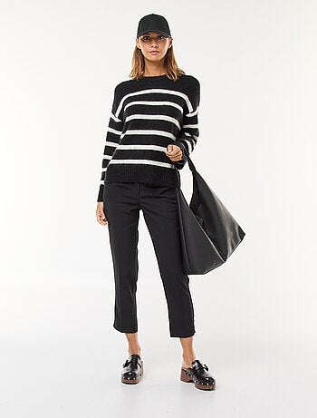 Maglione in lana e mohair