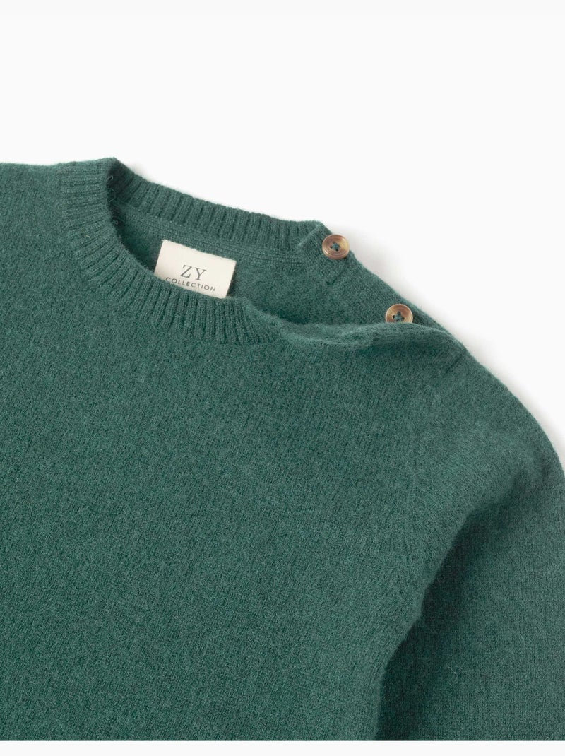 Maglione in lana mista b&s Verde - Kiabi