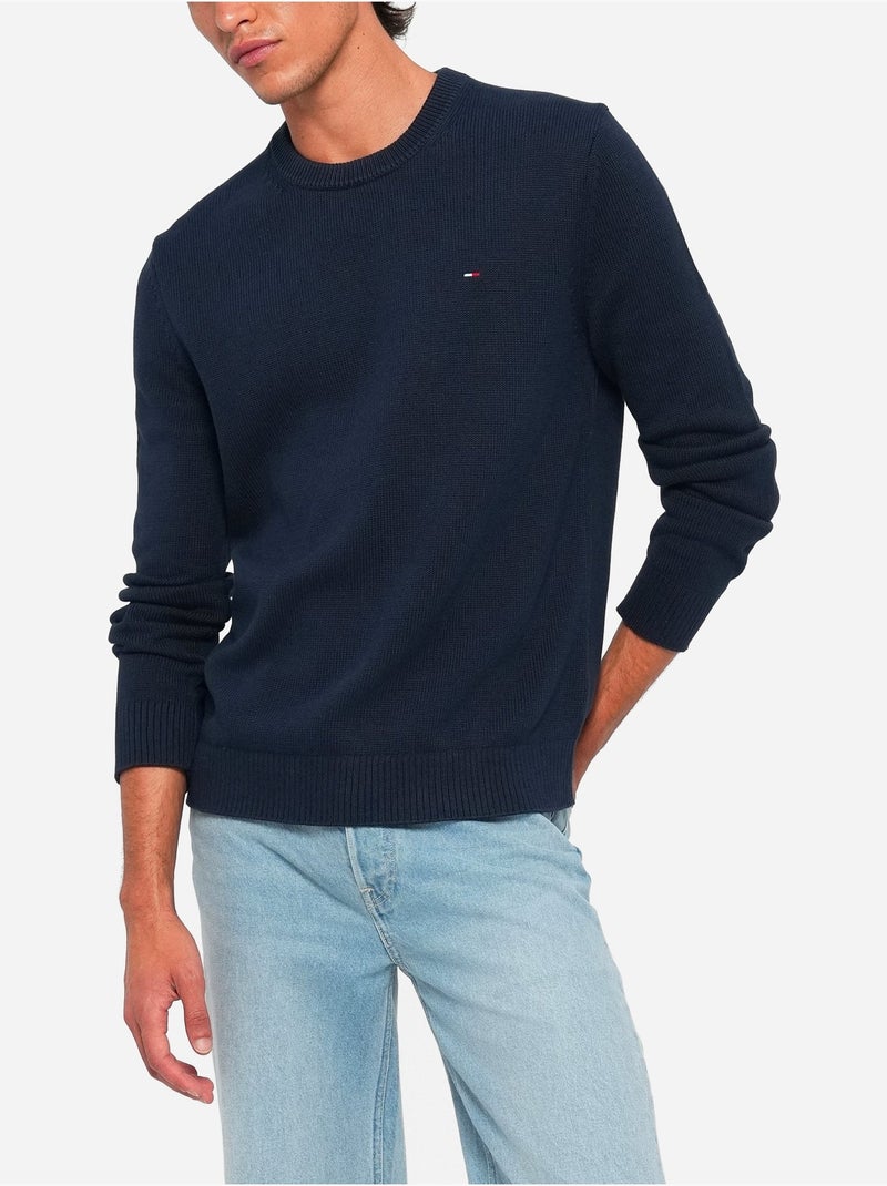 Maglione in maglia - Tommy jeans Blu scuro - Kiabi