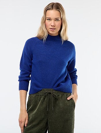 Maglione in maglia a collo alto