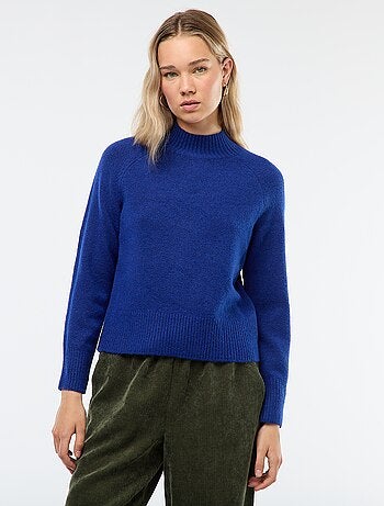 Maglione in maglia a collo alto