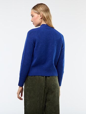 Maglione in maglia a collo alto