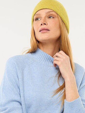 Maglione in maglia a collo alto