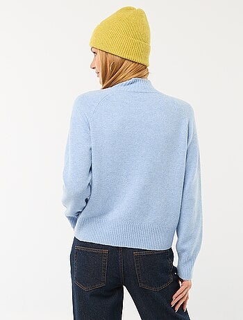 Maglione in maglia a collo alto