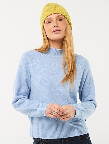Maglione in maglia a collo alto