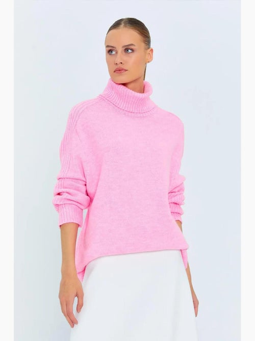 Maglione in maglia a collo alto dalla vestibilità ampia mixray - Kiabi