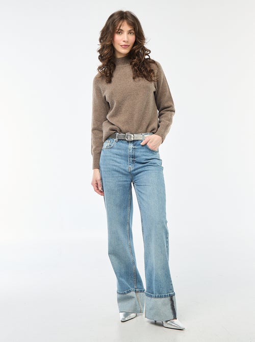 Maglione in maglia a collo alto - Kiabi