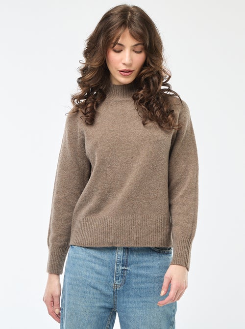 Maglione in maglia a collo alto - Kiabi
