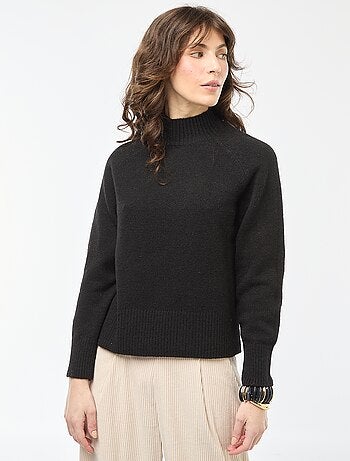 Maglione in maglia a collo alto
