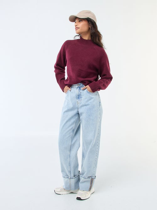 Maglione in maglia a collo alto - Kiabi