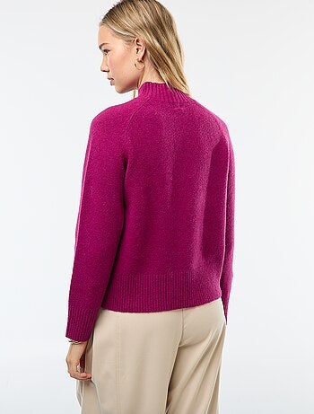 Maglione in maglia a collo alto