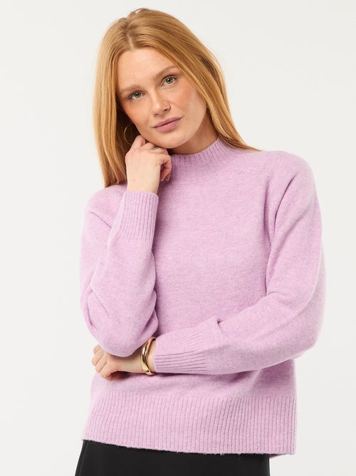 Maglione in maglia a collo alto - Kiabi