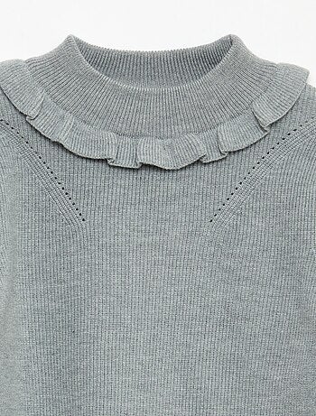 Maglione in maglia a coste